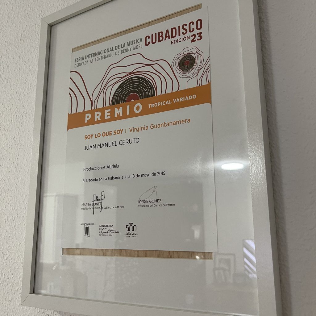 Premio recibido por Virginia