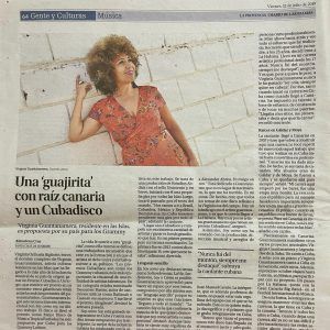 una guajirita con raiz canaria